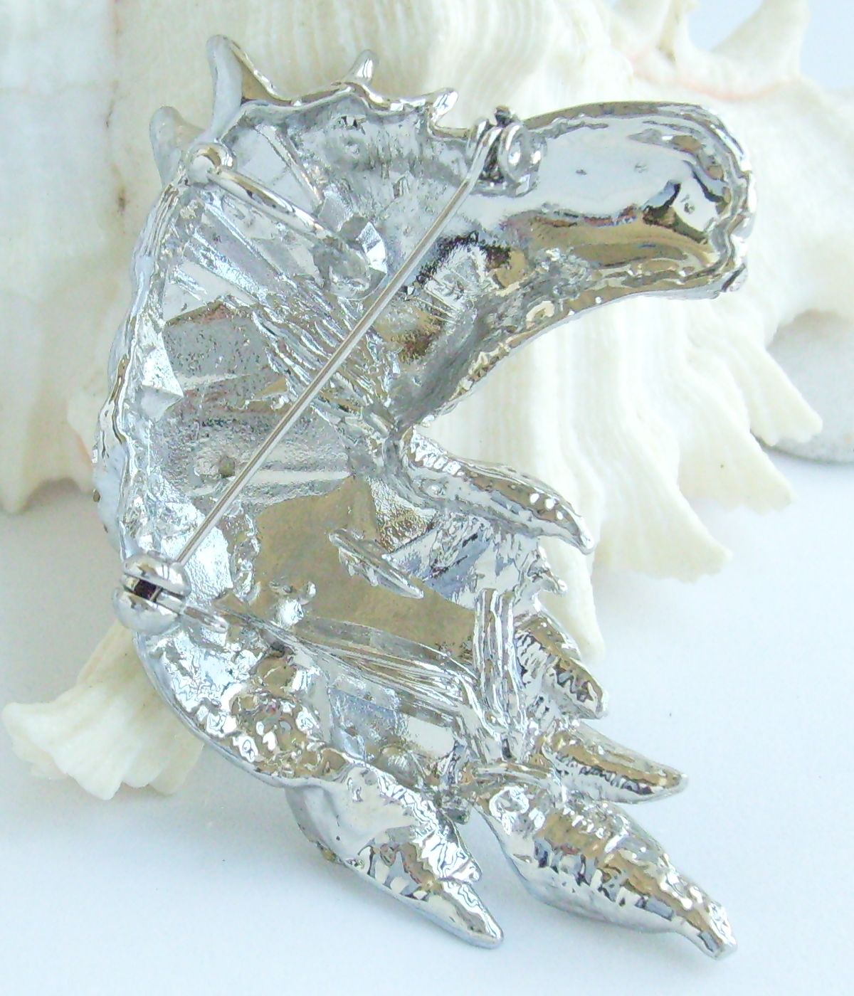 Sindary Costume Jewelry Art Style Animal Horse Brooch Pin Pendant Rhinestone Crystal SP06535C2